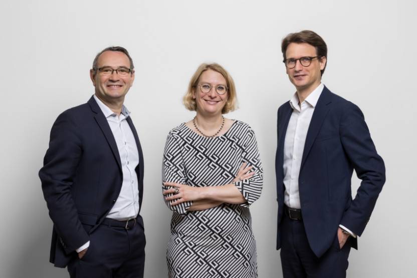 François Darpas, Amélie Brossier et David Kusters © Aldebaran Capital Partners