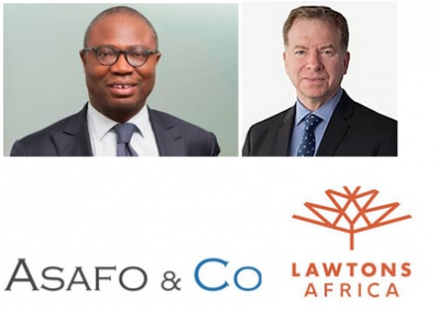 Pascal Agboyibor, Asafo & Co et Jeff Buckland, Lawtons Africa